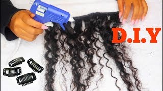 D.I.Y Fastest Clip-In Hair Extensions! | Ft. Unice Hair