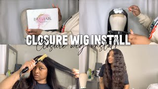 Closure Wig Install Start To Finish | Isee Hair