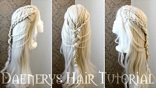 Daenerys Targaryen Inspired Braided Hairstyle Tutorial By Cira Las Vegas