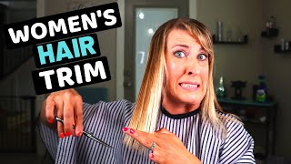 Trim Your Hair At Home | Long Hair Trim Tutorial | Women'S Haircut