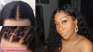 No Bald Cap Method | 13X6 Fake Scalp Transparent Lace Frontal Wig Review | Ft. Victoria’S Wigs