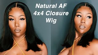 Easy Melt Closure Wig Install | Natural Af Ft. Lush Wig