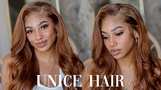 Glueless Lace Front Wigs With Baby Hair | Unice Brown Wig