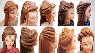 Top 10 New Best Braids Hairstyle For Girls L French Braid L Long Hairstyles L Wedding Hairstyles