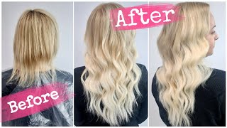 How To Apply Tape In Hair Extensions  Tutorial For Short And Thin Hair Ft E-Litchi