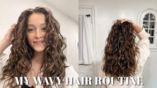 My Curly/Wavy Hair Routine 2021! Updated Wash Day