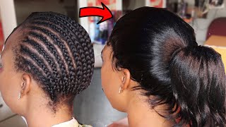 Full Sew In No Frontal Lace Wig / No Leave Out / No Part / Detailed Tutorial
