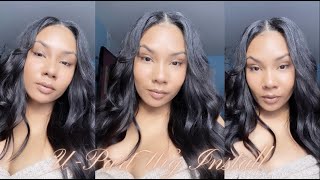 U-Part Wig Install | Beautyforever Hair
