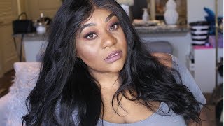 Get Ready With Me | Makeup + Hair | Victoria'S Wig Fake Scalp Wig