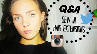 Sew In Hair Extensions - Q&A | #Asklucy