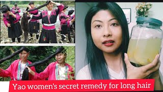 I Tried Yao Women'S Secret Remedy For Long Hair// Jun Moni Rabha