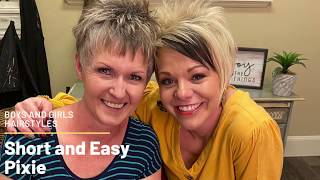 Short Hairstyles For Women Over 50 - Pixie Haircut And Styles