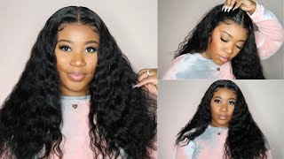 Pre-Bleached, Pre-Plucked!!! I Affordable Loose Curly 360 Lace Wig I Omgherhair