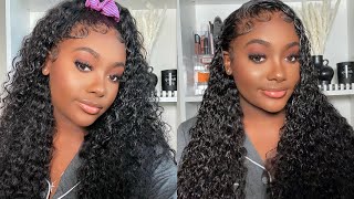 Start To Finish 13*4 Lace Frontal Curly Wig Install | Ft. Donmily Hair
