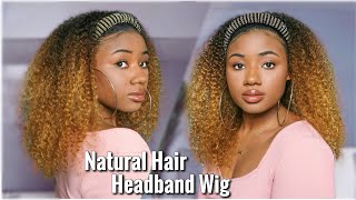 No Lace! No Work! Natural Hair Headband Wig | Myfirstwig Leo | Zodiac Collection