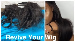 Restore Your Wig| Repair/Revive Dry Matted Hair Part 1