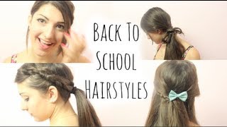 5 Fast Heatless Hairstyles For School!