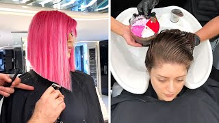 Haircuts And Hair Color Transformation | Stunning Women Hairstyles Ideas | Hairstyle Ideas For Girls