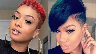 Popping Short Haircut Ideas For Black Women Part 2