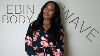 Ebin Body Wave 14" 16" & 18" Sew In Details [Natural Hair No Leave Out] W Closure