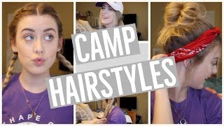 6 Heatless Hairstyles For Summer Camp // Stephanie Graden