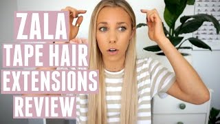 Zala Tape Hair Extensions Review + My Hair Care