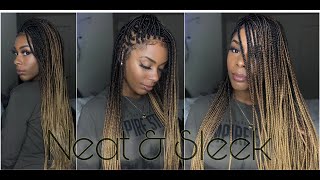 Neat&Sleek Full Lace Ombre Box Braid Wig Show & Tell