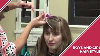 Straight Bangs Tutorial For Women - How To Cut Bangs - Bangs Haircut