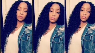 Gorgeous Long Curly Synthetic Wig Review | Model Model Ev-004