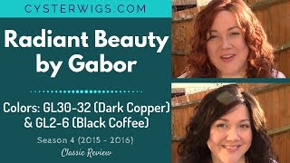 Cysterwigs Wig Review: Radiant Beauty By Gabor, Gl30-32 (Dark Copper) & Gl2-6 (Black Coffee)