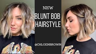Blunt Bob Hairstyle || Chloenbrown