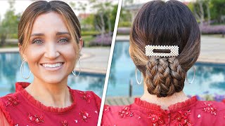 Triple Braid Updo | Holiday Hairstyles 2021