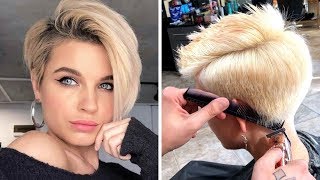 Trendy Hairstyles 2019 | Top 15+ Pixie Short Haircut Hot Trend 2019 | New Hairstyles Women Grwm