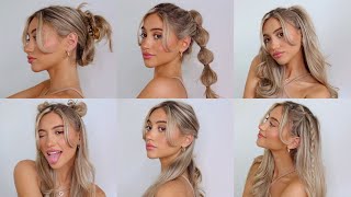 8 Easy Heatless Hairstyles For Back To School!! *Quick & Simple* | Samantha Nicole