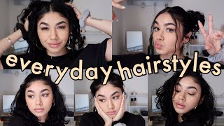 How I Style My Hair | 6 Easy Hairstyles For Heatless Waves