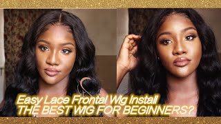 Very Detailed First Fake Scalp Frontal Wig Install |The Easiest Wig Ever Ft Sogood Hair| Sarah Kyola
