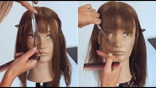 How To Cut Bangs | Easy Bangs Haircut Tutorial For Women