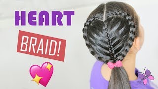 Braided Heart Hairstyle For Girls | Heart Braid | Braids Hairstyles 2019 | Valentine'S Day