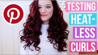 Testing Pinterest Heatless Overnight Curls Hairstyles