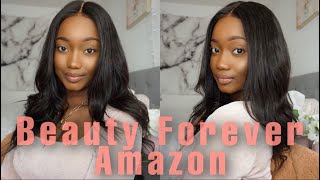 Best Beginner Friendly Wig Ft. Amazon Beauty Forever Fake Scalp Closure Wig