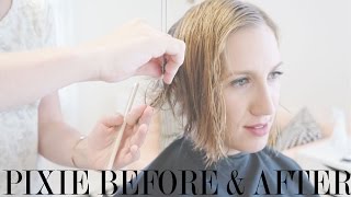 Pixie Haircut Transformation: Lisa'S Before And After