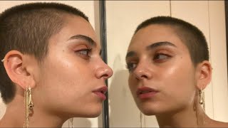 Headshave Indian - Girl Headshave Buzzcut Rapada - Women'S Buzz Cut Makeover - Trendy Short Hai