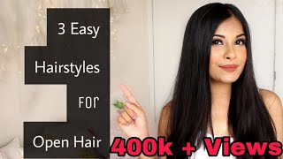 Easy Hairstyles For Open Hair | Hairstyles For Long Hair | Lazy Girl New Hairstyle 2020 | Damnglam |