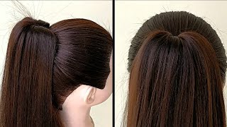Beautiful Ponytail Hairstyle For Long Hair || High Ponytail For Girls