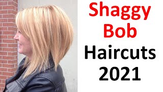 Trendiest Shaggy Bob Haircuts 2021
