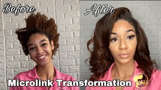 Micro Links Hair Extensions | How To Prep For ( Metowi Method )