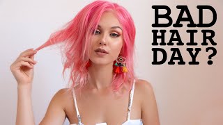 4 'Bad Hair Day' No Heat Hairstyles