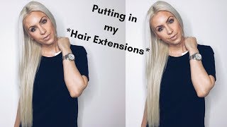 Tutorial: Installing Tape In Hair Extensions