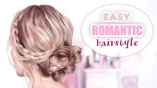 Super Easy Updo Hairstyle ❤ Medium Long Hair Tutorial For Prom/Wedding