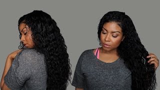 How To Make A U-Part Wig With Install Tutorial | Lemoda Hair (Waterwave)